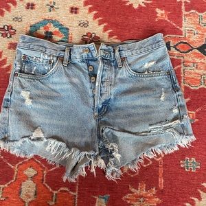 AGOLDE PARKER SHORTS: 28